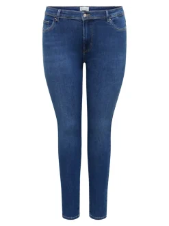 Best CARALLY Mellemhøj talje Skinny fit Jeans Dame Jeans|Jeans