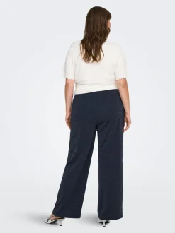 Discount CARALYA Wide leg fit Bukser i wide fit Dame Bukser