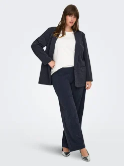 Discount CARALYA Wide leg fit Bukser i wide fit Dame Bukser