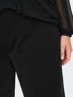 Outlet CARALYA Wide leg fit Bukser i wide fit Dame Bukser