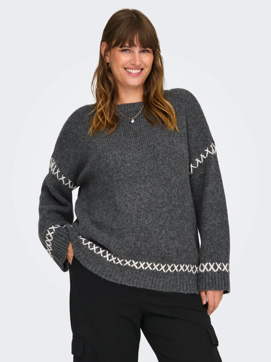 New CARAMANDA Striktrøje Dame Strik & Cardigans