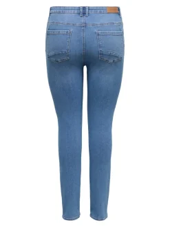 Clearance CARANE Mellemhøj talje Skinny fit Jeans Dame Jeans|Jeans