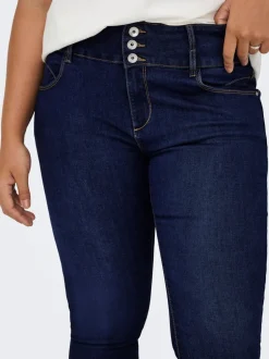 Sale CARANNA Høj talje Skinny fit Ankellængde Jeans Dame Jeans|Jeans