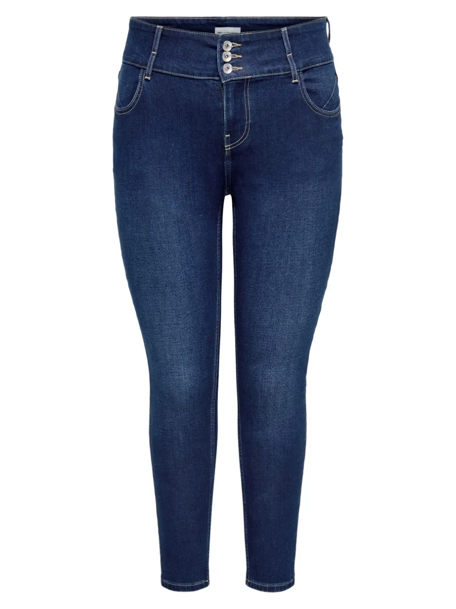 Sale CARANNA Høj talje Skinny fit Ankellængde Jeans Dame Jeans|Jeans