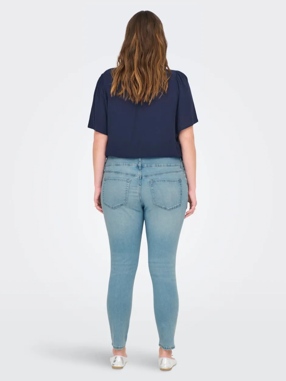 Sale CARANNA Høj talje Skinny fit Ankellængde Jeans Dame Jeans|Jeans