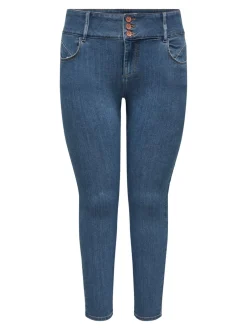 Sale CARANNA Mellemhøj talje Skinny fit Jeans Dame Jeans|Jeans