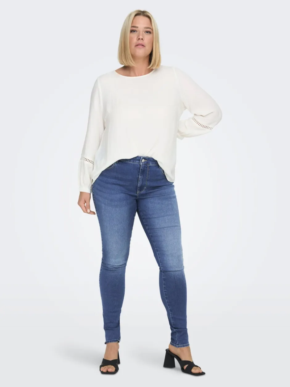 Online CARAUGUSTA Høj talje Skinny fit Jeans Dame Jeans|Jeans
