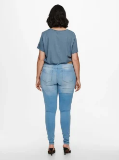 Online CARAUGUSTA Høj talje Skinny fit Jeans Dame Jeans|Jeans