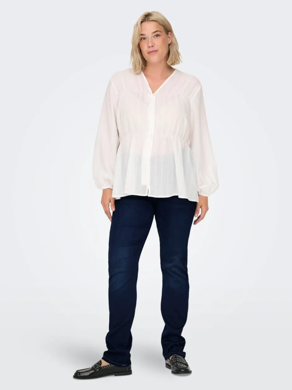 New CARAUGUSTA Høj talje Straight fit Jeans Dame Jeans|Jeans