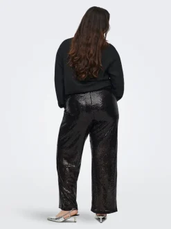 Hot CARBECCA Wide leg fit Bukser Dame Bukser