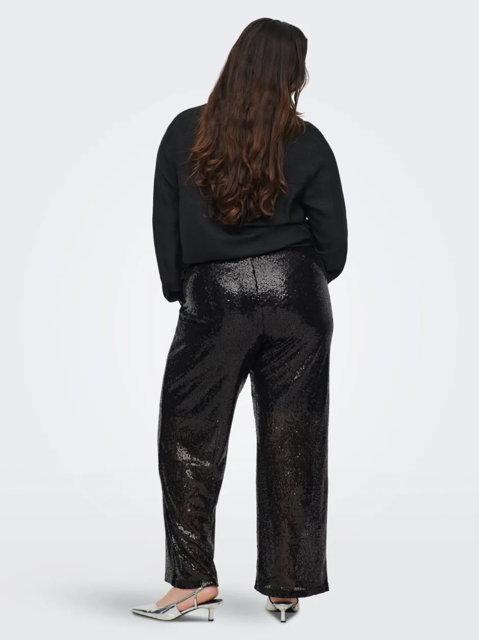 Hot CARBECCA Wide leg fit Bukser Dame Bukser