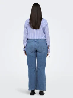 CARBILLY Høj talje Wide leg fit Jeans Dame Jeans|Jeans