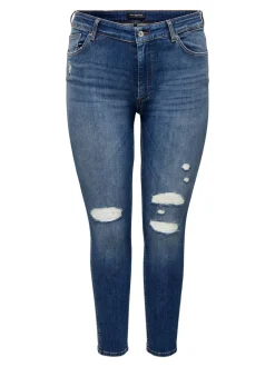 Online CARBOBBI Skinny fit Ankellængde Jeans Dame Jeans|Jeans