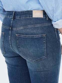 Online CARBOBBI Skinny fit Ankellængde Jeans Dame Jeans|Jeans