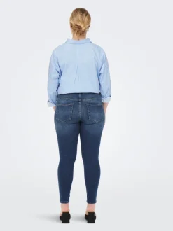 Online CARBOBBI Skinny fit Ankellængde Jeans Dame Jeans|Jeans