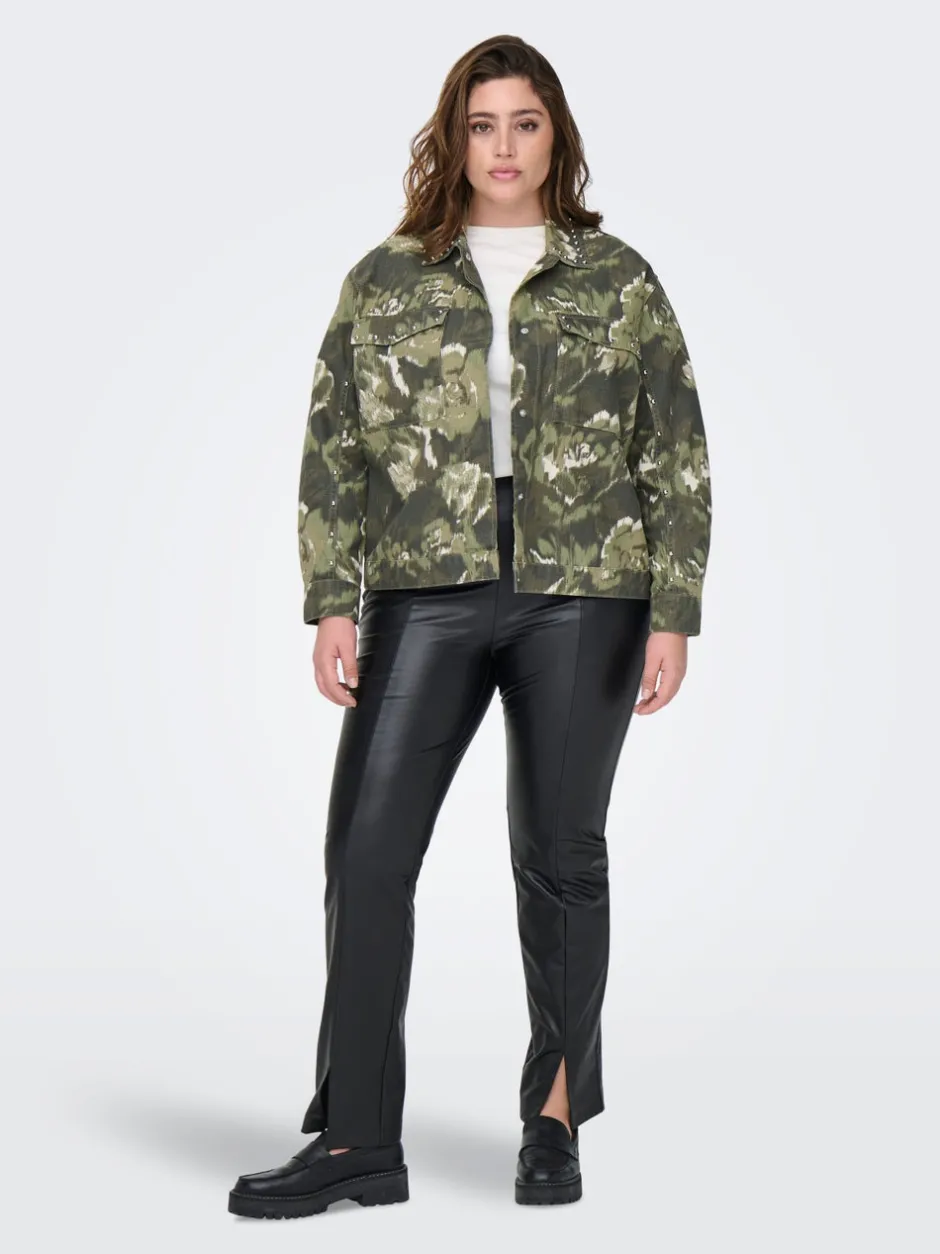 Clearance CARCAVA Denimjakke Dame Jakker Og Frakker