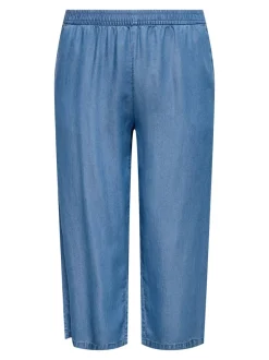Best CARCHARIS Cropped fit Bukser i wide fit Dame Bukser