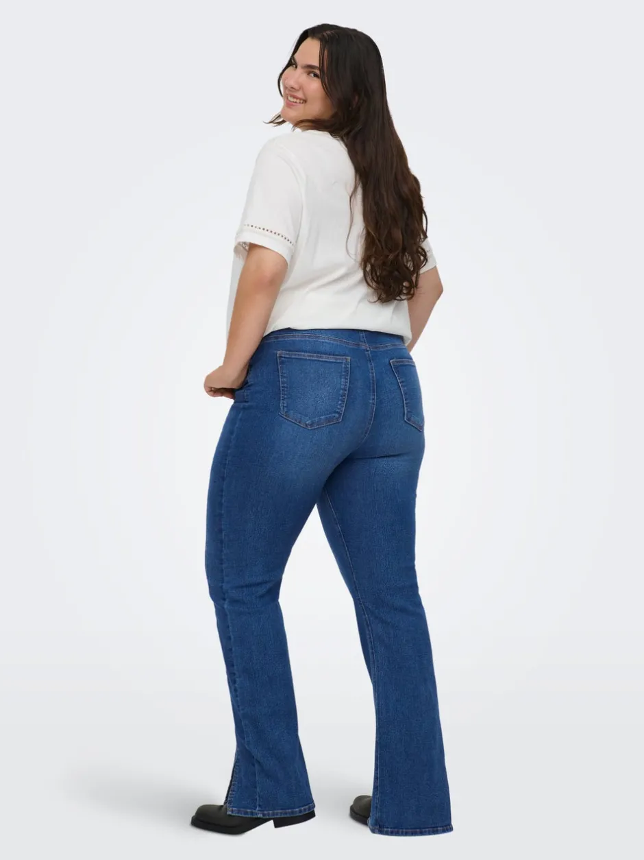 Outlet CARCHRISTINE Høj talje Flared fit Jeans Dame Jeans|Jeans