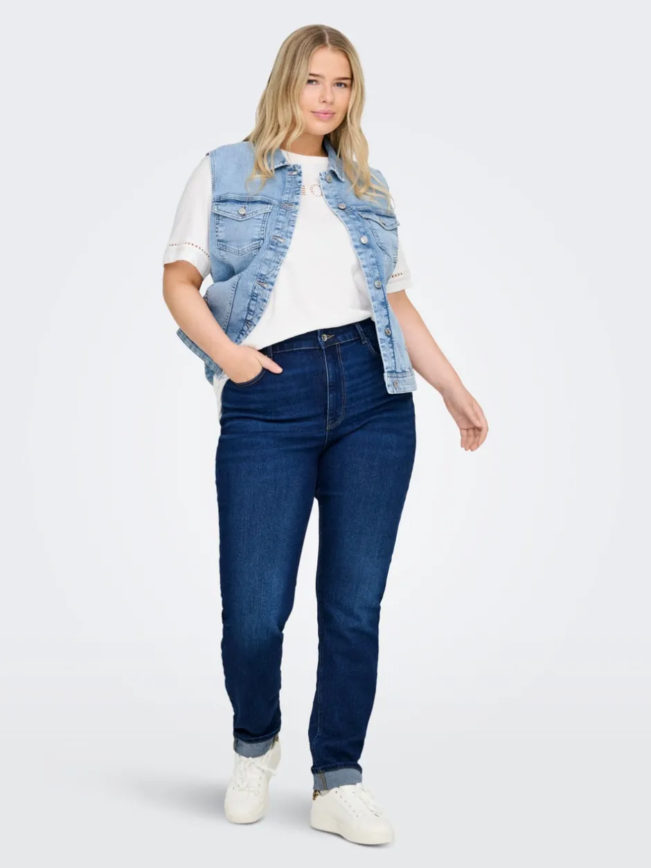 Online CARCHRISTINE Høj talje Skinny fit Jeans Dame Jeans|Jeans