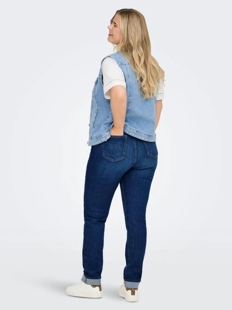 Online CARCHRISTINE Høj talje Skinny fit Jeans Dame Jeans|Jeans