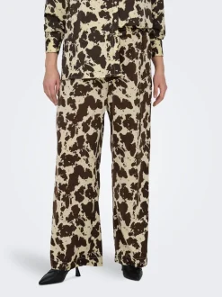 Sale CARCOLACOW Wide leg fit Bukser i wide fit Dame Bukser