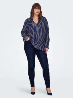 Hot CARCRUZ Høj talje Skinny fit Ankellængde Jeans Dame Jeans|Jeans