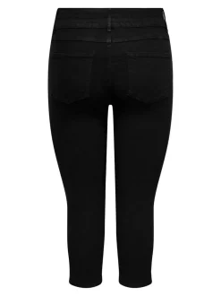 Online CARCRUZ Høj talje Skinny fit Cropped Jeans Dame Jeans|Jeans