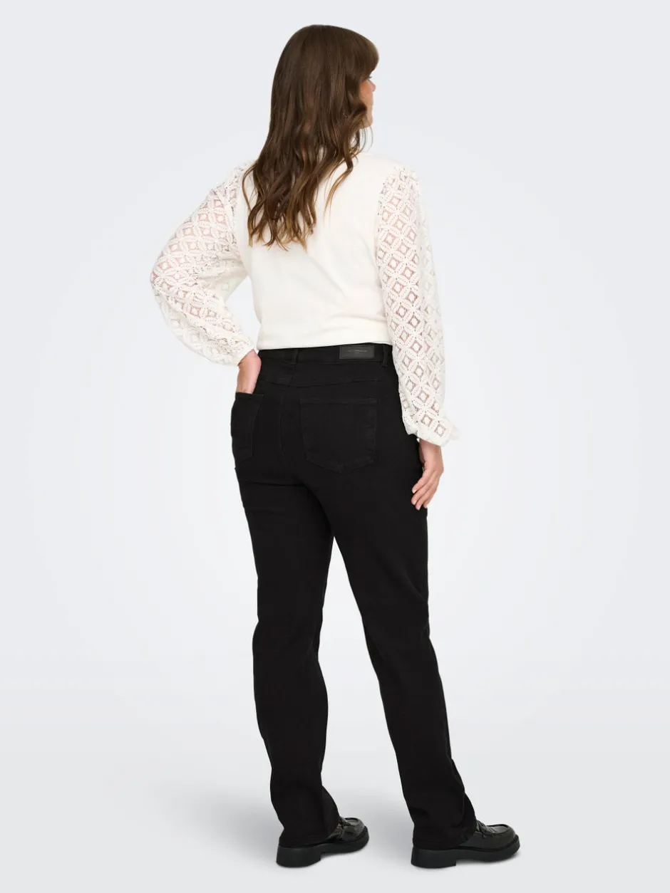 Clearance CARCRUZ Høj talje Skinny fit Ankellængde Jeans Dame Jeans|Jeans