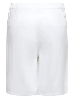 Outlet CARDAVINA-SOFT Mellemhøj talje Loose fit Bermuda-shorts Dame Shorts