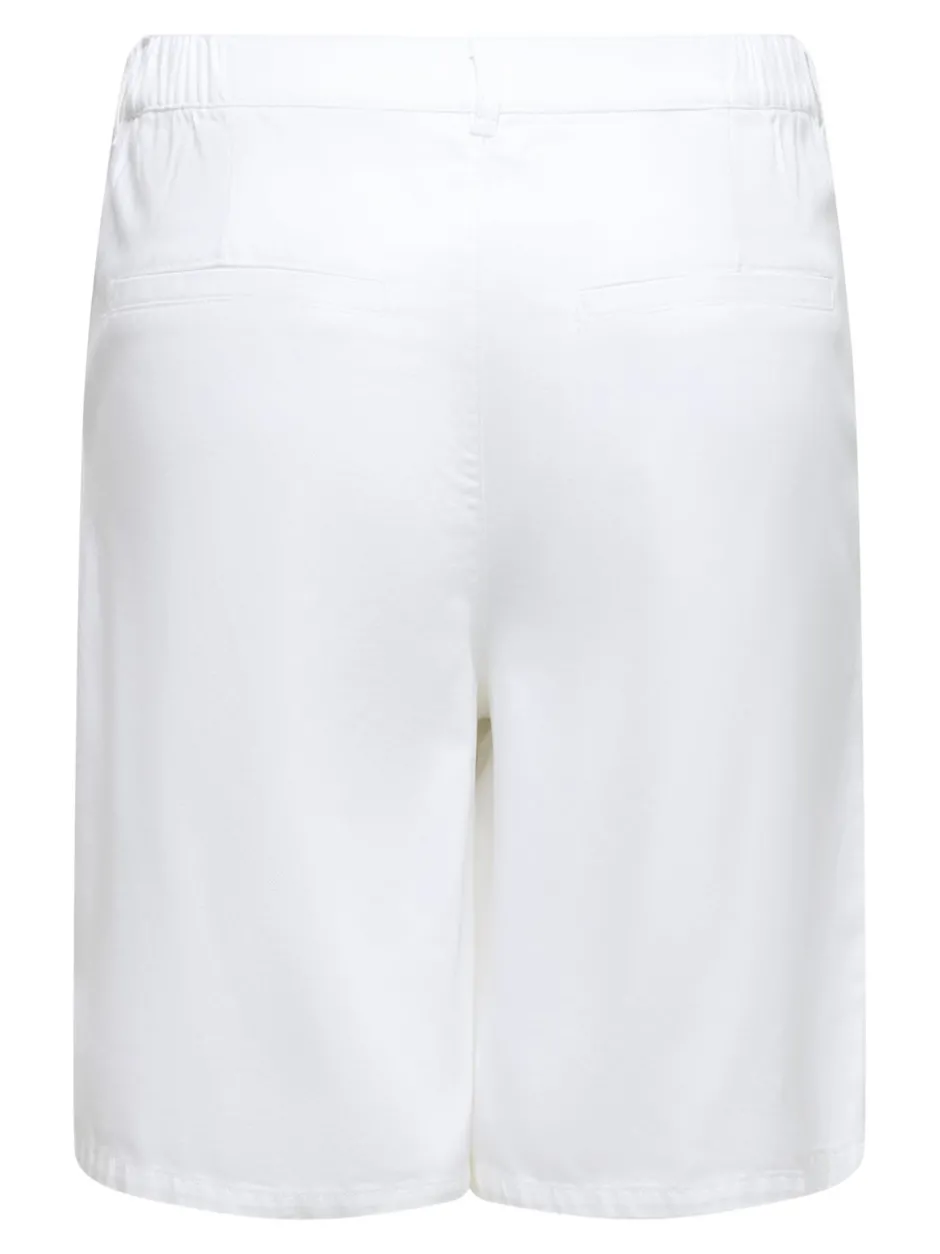 Outlet CARDAVINA-SOFT Mellemhøj talje Loose fit Bermuda-shorts Dame Shorts