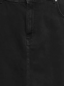 Best CAREDEN Denim Denim-nederdel Kort nederdel Dame Nederdele|Denimnederdele