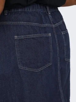 Online CAREDEN Denim Denim-nederdel Kort nederdel Dame Nederdele|Denimnederdele