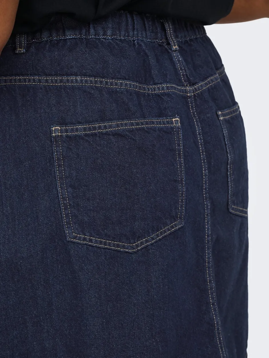 Online CAREDEN Denim Denim-nederdel Kort nederdel Dame Nederdele|Denimnederdele