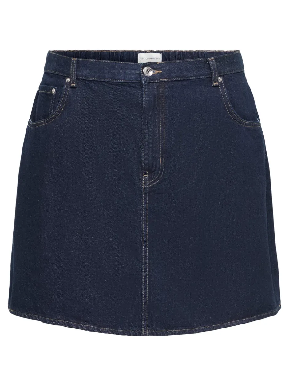 Online CAREDEN Denim Denim-nederdel Kort nederdel Dame Nederdele|Denimnederdele