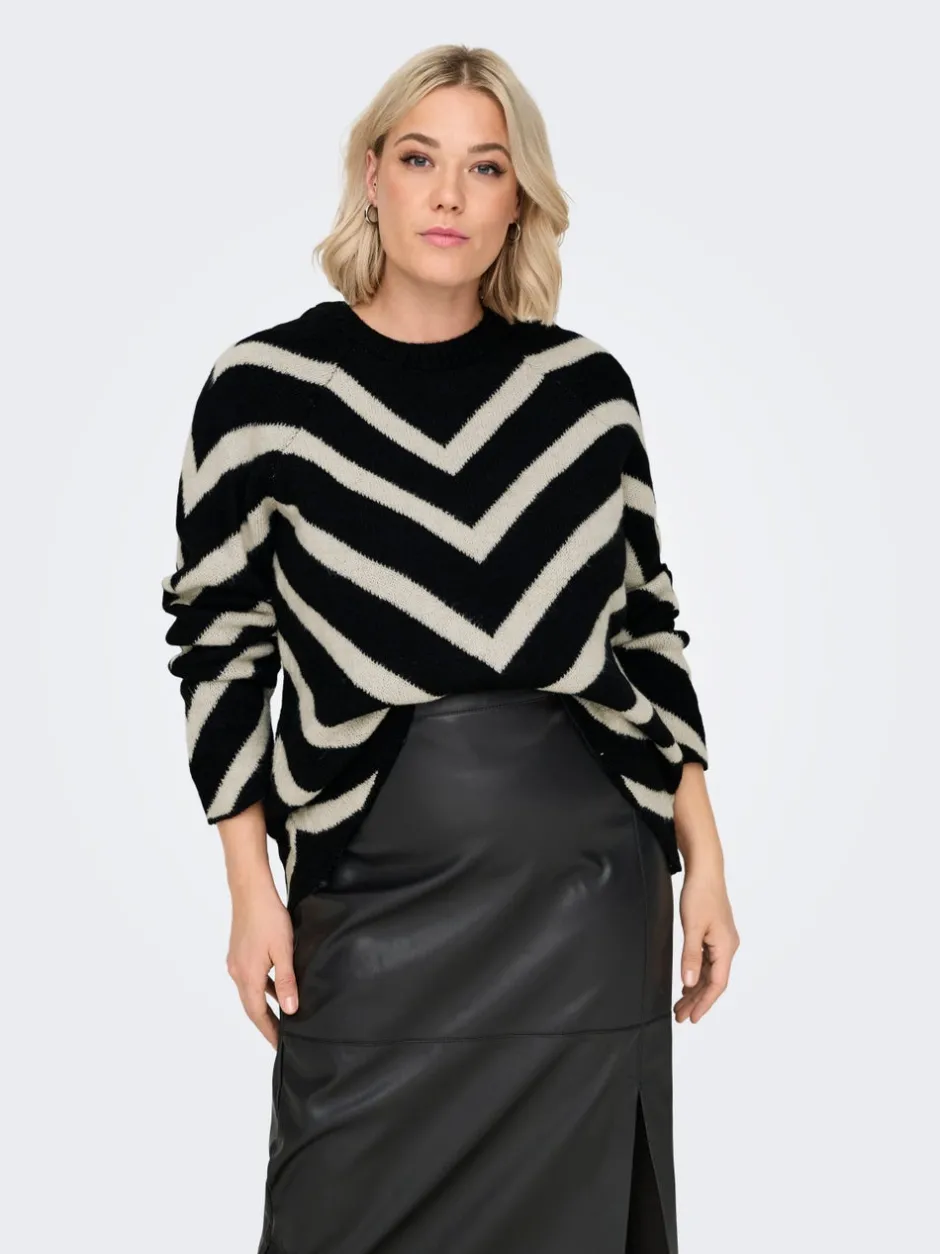 Hot CARELIZA Striktrøje Dame Strik & Cardigans