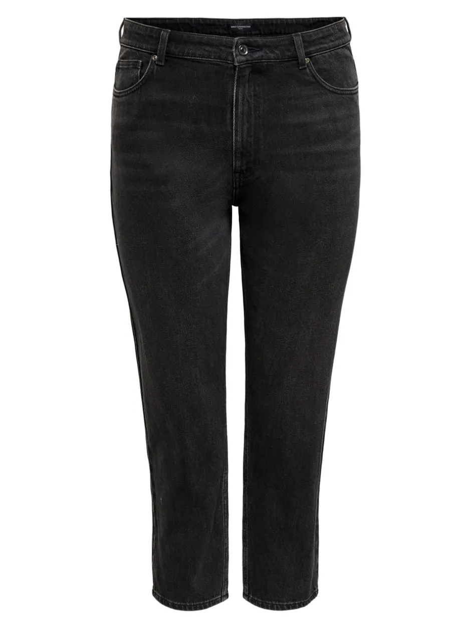 Best CAREMILY Høj talje Straight fit Ankellængde Jeans Dame Jeans|Jeans