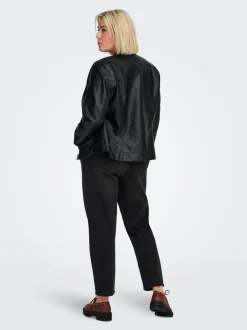 Best CAREMILY Høj talje Straight fit Ankellængde Jeans Dame Jeans|Jeans