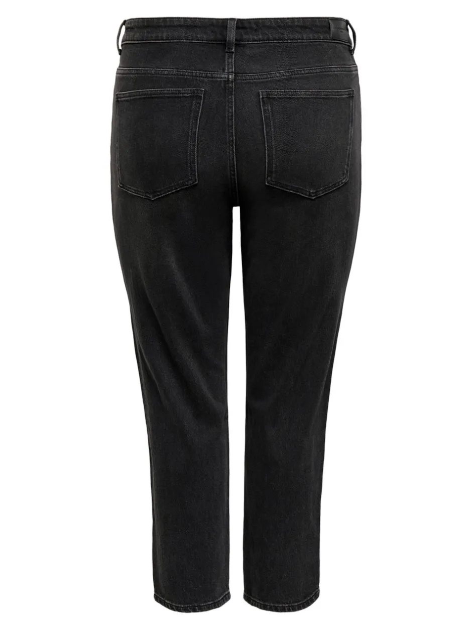 Best CAREMILY Høj talje Straight fit Ankellængde Jeans Dame Jeans|Jeans