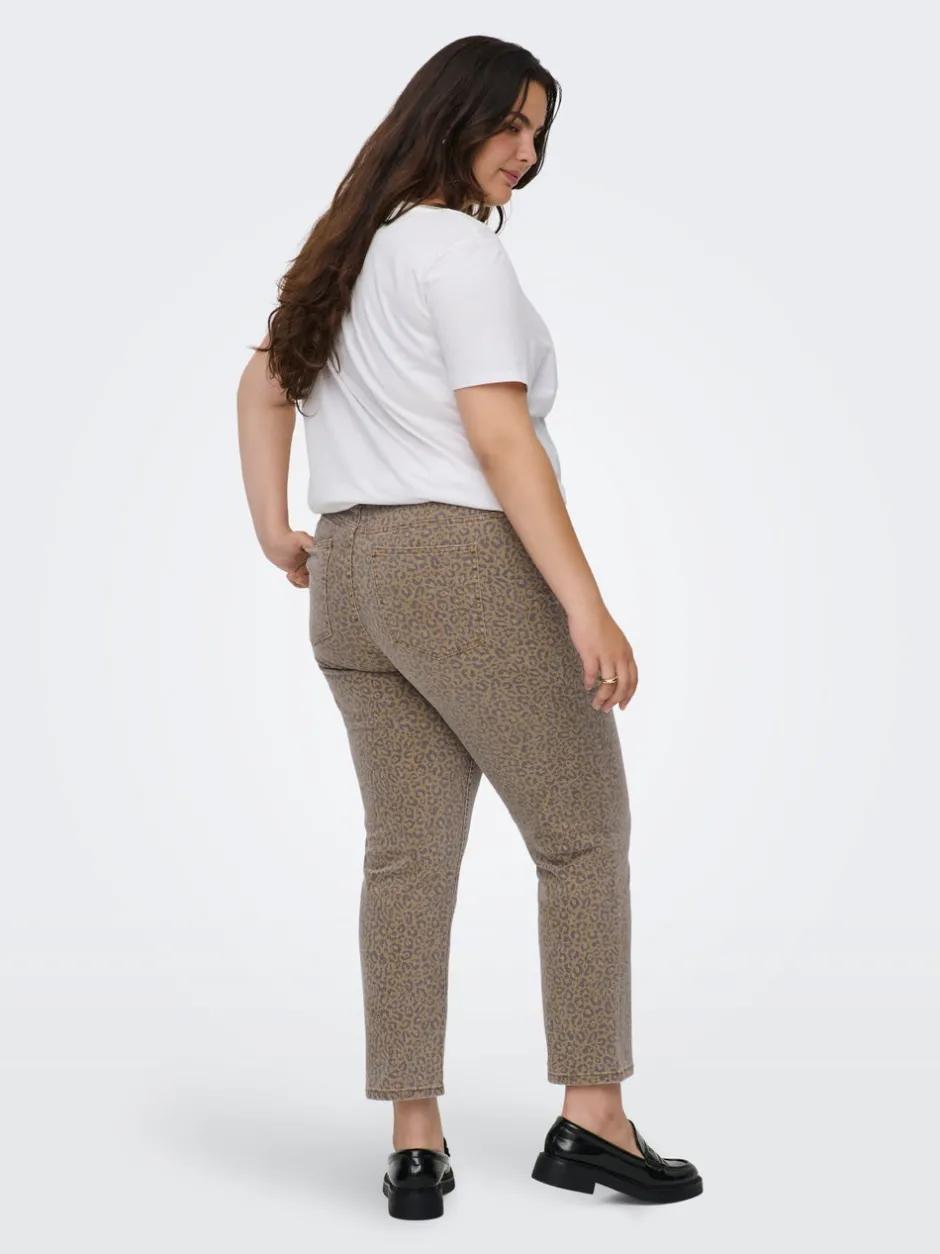 Best CAREMILY Høj talje Straight fit Ankellængde Jeans Dame Jeans|Jeans