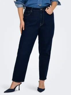 CAREMILY Høj talje Straight fit Ankellængde Jeans Dame Jeans|Jeans