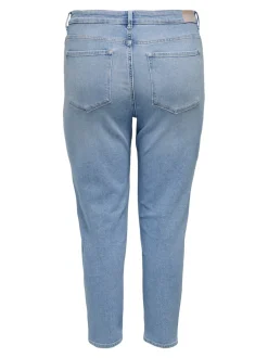 Online CAREMILYSTRETCH Høj talje Straight fit Ankellængde Jeans Dame Jeans|Jeans