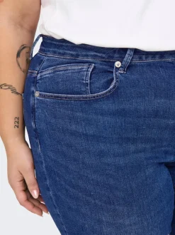 Sale CAREMMY Høj talje Wide leg fit Jeans Dame Jeans|Jeans