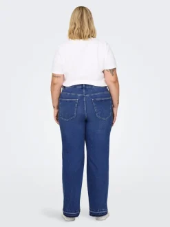 Sale CAREMMY Høj talje Wide leg fit Jeans Dame Jeans|Jeans
