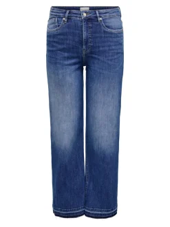 Sale CAREMMY Høj talje Wide leg fit Jeans Dame Jeans|Jeans