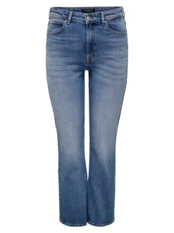 New CAREVERLY Mellemhøj talje Bootcut fit Jeans Dame Jeans|Jeans