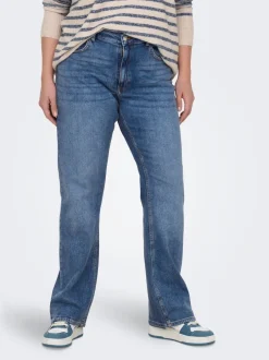 New CAREVERLY Mellemhøj talje Bootcut fit Jeans Dame Jeans|Jeans