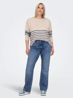 New CAREVERLY Mellemhøj talje Bootcut fit Jeans Dame Jeans|Jeans