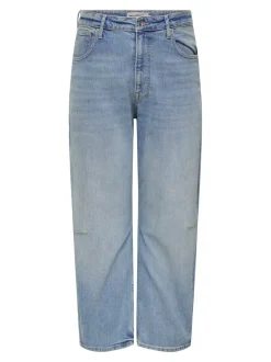 Clearance CARFRANKIE Høj talje Barrel fit Ankellængde Jeans Dame Jeans|Jeans