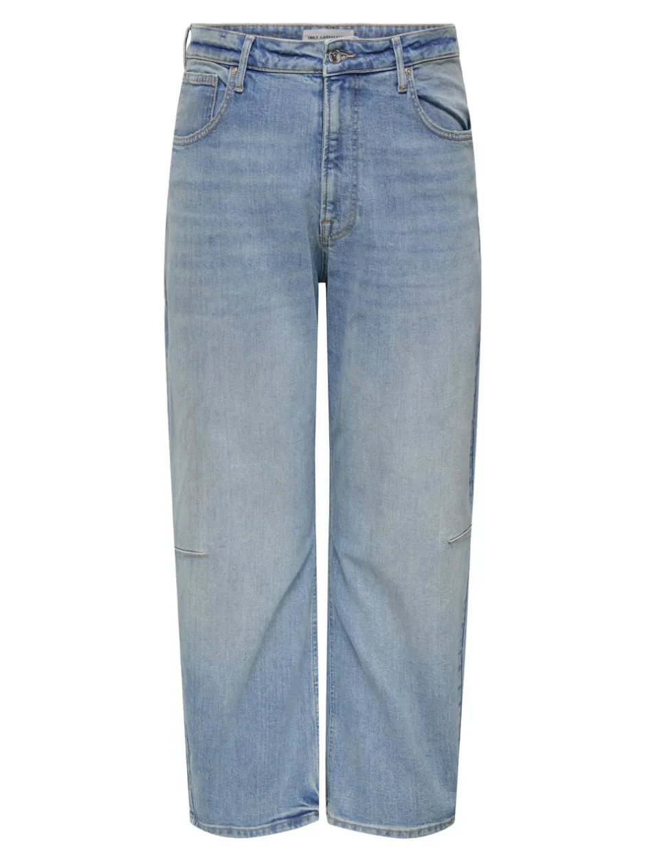Clearance CARFRANKIE Høj talje Barrel fit Ankellængde Jeans Dame Jeans|Jeans