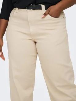 Clearance CARFRANKIE Høj talje Barrel fit Ankellængde Jeans Dame Jeans|Jeans
